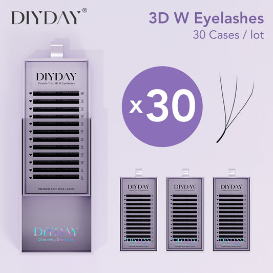 3D/4D/5D/6D Custom Lash Set 20pcs/30pcs, thickness 0.07, curl D