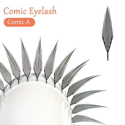 DIYDAY Comic Eyelash-12Rows/Tray-4 Models