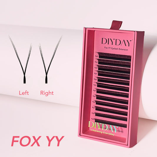 Extensiones de pestañas DIYDAY FOX YY EYELASHES
