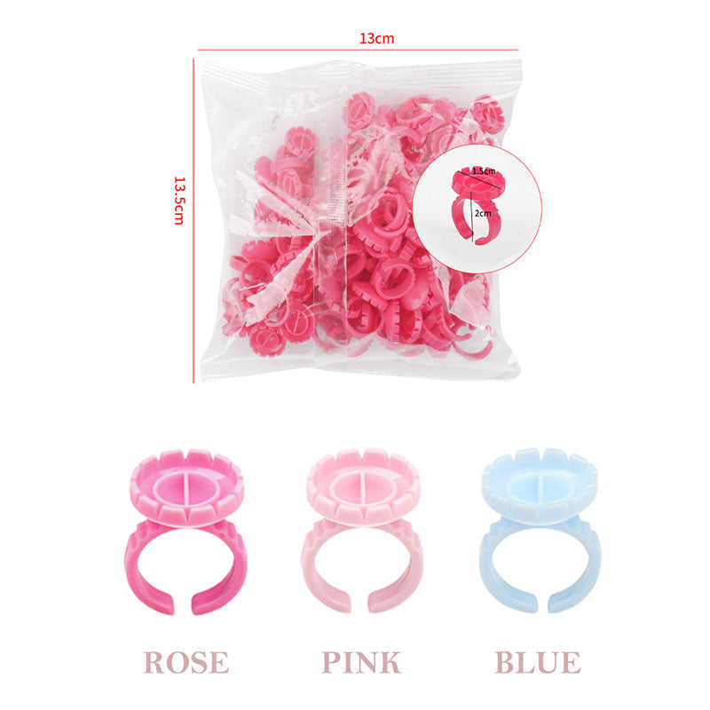 DIYDAY-Eyelash Glue Ring Flower CUP