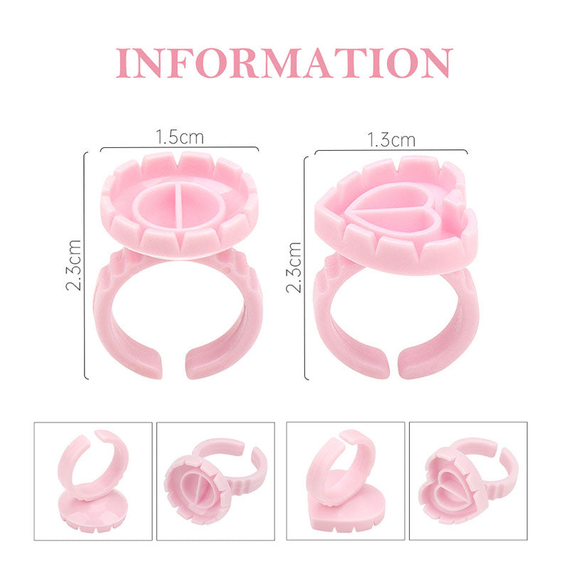 DIYDAY-Eyelash Glue Ring Flower CUP