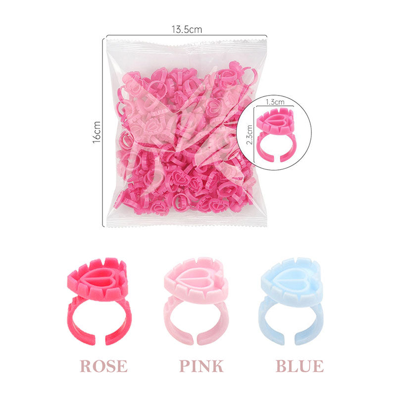 DIYDAY-Eyelash Glue Ring Flower CUP