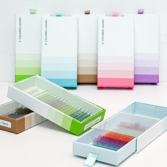 DIYDAY Colorful Spectrum Lashes-C-0.07mm