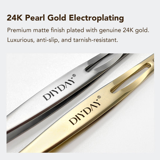 DIYDAY GD  Pro-Tweezer Fiber Tip Volume Isolation Lashes Extension Tweezer