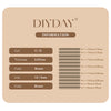 DIYDAY Brown 3D/4D/5D W Eyelashes 12Rows-0.07mm-C/D