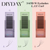 DIYDAY 3/4/5D W Shape Curl L/LU Eyelash Extension