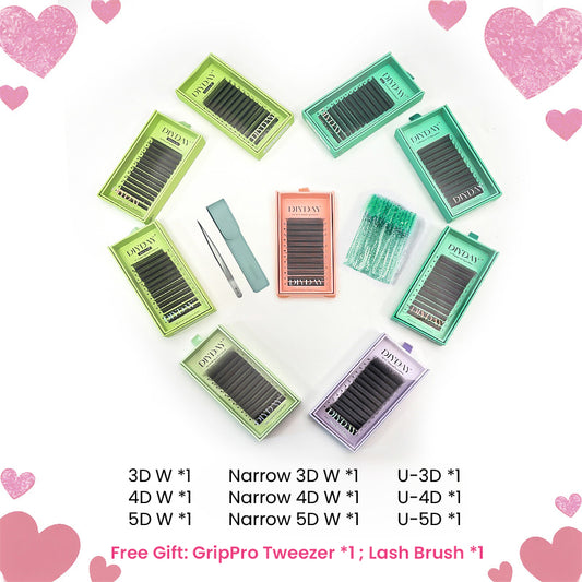 Colección San Valentín - set de pestañas más vendido