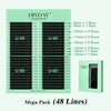 DIYDAY Mega Pack Bigger Box U-Shaped U-3D/U-4D/U-5D/U-6D Eyelash Extension