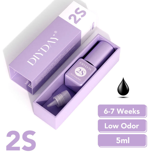 Adhesivo para pestañas DIYDAY - 2 unidades: pegamento para extensiones de pestañas