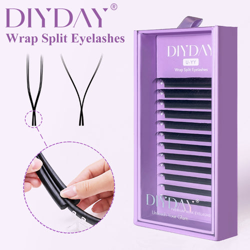DIYDAY X-YY/X-UYY Wrap Split Eyelash Extension C/D 8-15mix