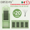 Mexico DIYDAY Fast Deliver 20cases/set W Shaped Eyelash Extension 5D W Premade Fan Lahes Fast Shipping from Mexico Warehouse