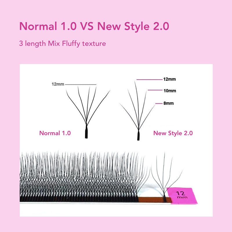 DIYDAY New Style 5D W Shape Eyelash Extensions - DIYDAY Official Store