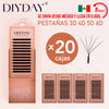 Mexico DIYDAY Fast Deliver 20cases/set W Shaped Eyelash Extension 5D W Premade Fan Lahes Fast Shipping from Mexico Warehouse