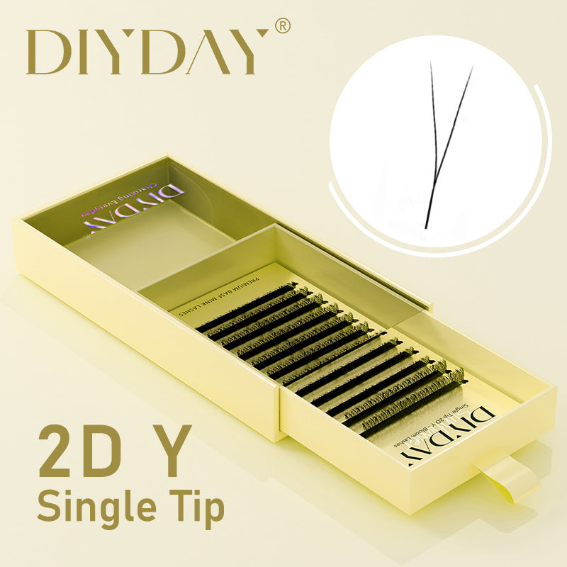 DIYDAY-2D Y Single tip  eyelashes