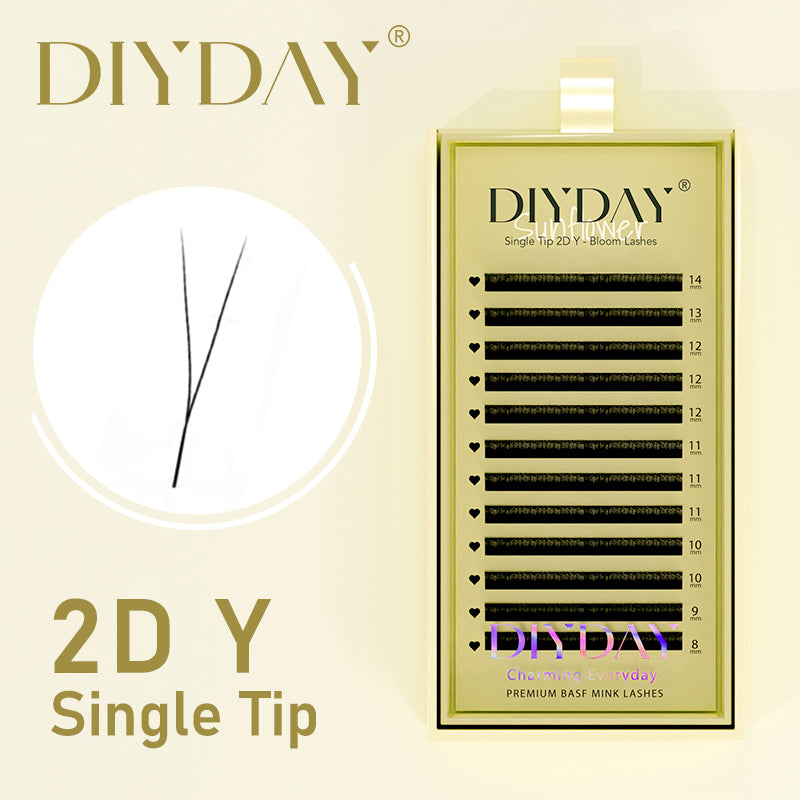 DIYDAY-2D Y Single tip  eyelashes2