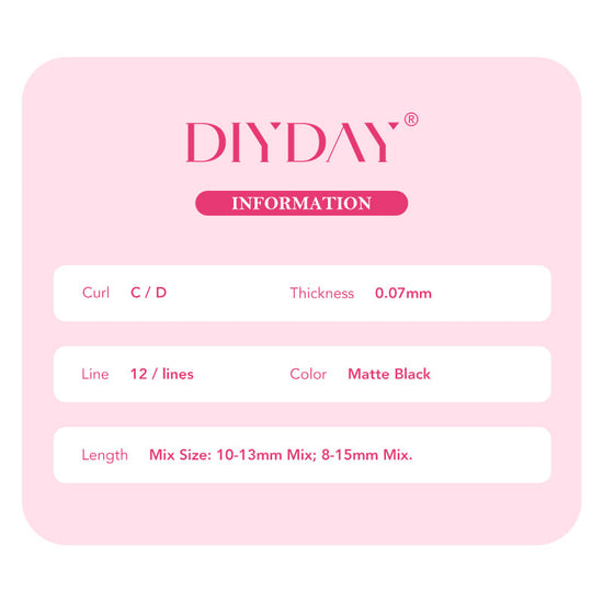 DIYDAY 5D Fairy Shape Eyelash Extension - DIYDAY Official Store