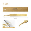 Anti-slip Eyelash Extension Tweezers Stainless Steel Fiber Tip Lashes Precision Tweezer for Makeup Tools