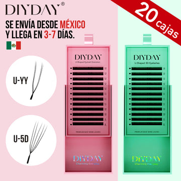 México DIYDAY Entrega rápida 20 cajas/juego U-YY/U-3D/U-4D/U-5D 0,07 mm Lahes Envío rápido desde el almacén de México