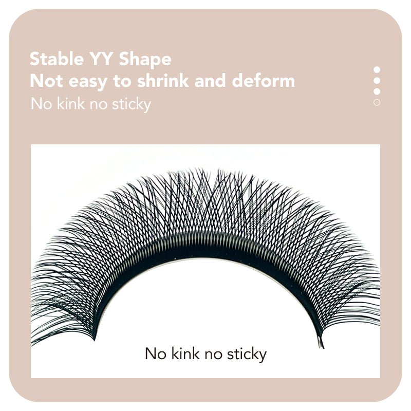 DIYDAY YY 0.05mm Shape Eyelash Extensions C D L LU Curl