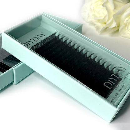DIYDAY Clásico 0,15 mm y 0,20 mm | DIYDAY YY 0.05mm Black/Brown Lashes ...
