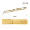 Pinzas de extensión de pestañas con aislamiento de volumen y punta de fibra DIYDAY GD Pro-Tweezer