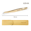 Pinzas de extensión de pestañas con aislamiento de volumen y punta de fibra DIYDAY GD Pro-Tweezer