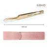 DIYDAY GD  Pro-Tweezer Fiber Tip Volume Isolation Lashes Extension Tweezer
