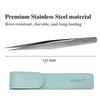 DIYDAY Groove Lash Tweezers Stainless Steel Precision Isolation Eyelash Extension Tweezers New style Anti-Slip Groove Design