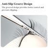 DIYDAY Groove Lash Tweezers Stainless Steel Precision Isolation Eyelash Extension Tweezers New style Anti-Slip Groove Design