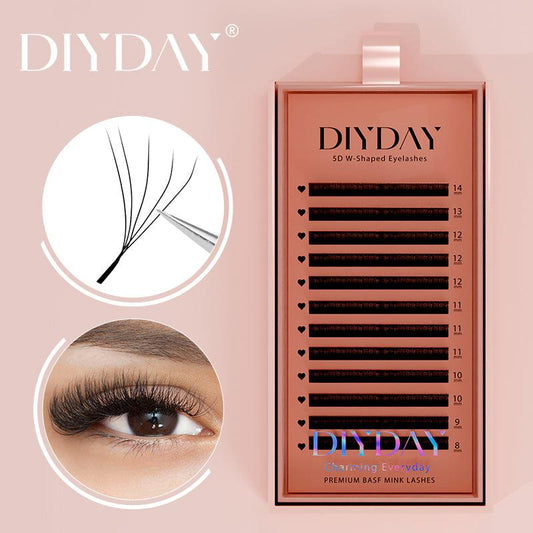 DIYDAY 5D W Shape Eyelash Extension 16-20mix Eyelash Extension